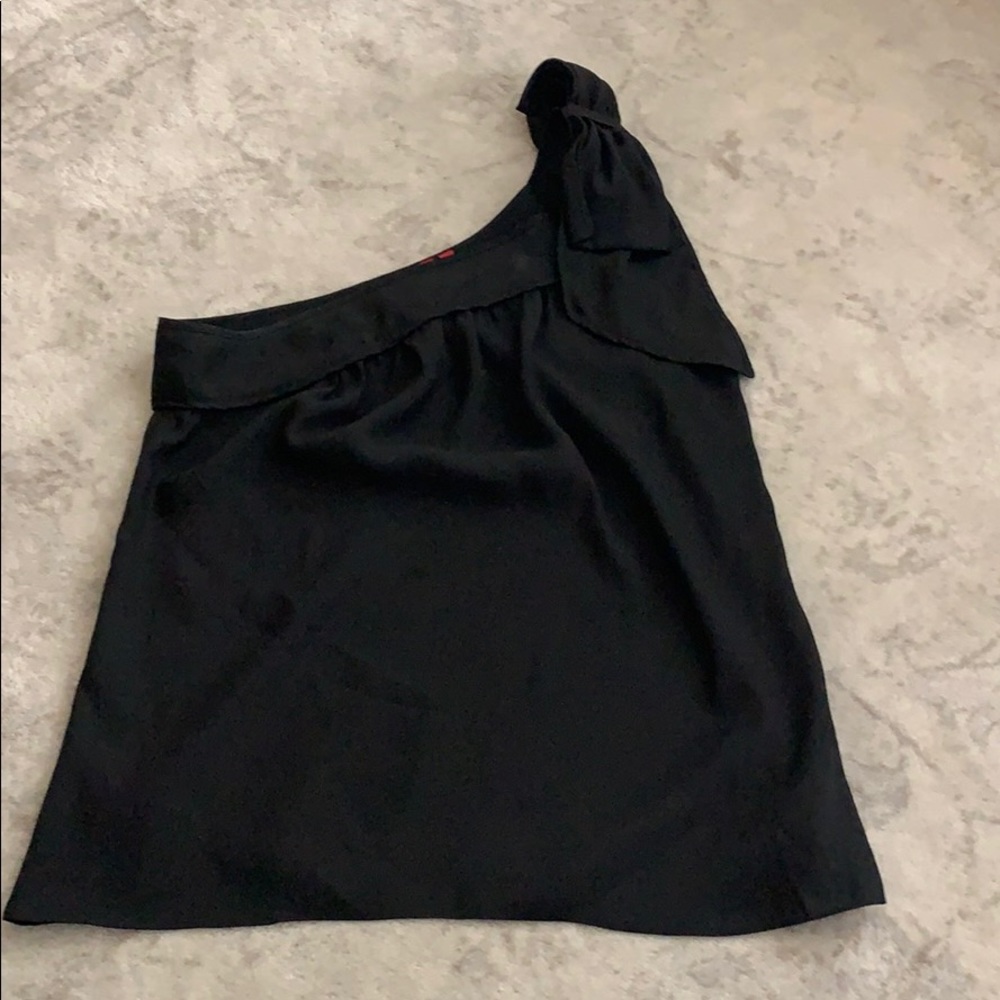 One shoulder black flowy top 5/48 Nordstrom
